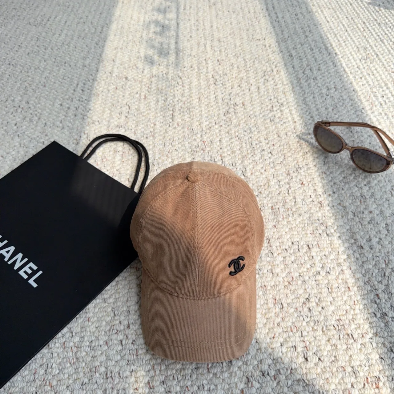 Chanel Baseball Cap in Tan · view 1