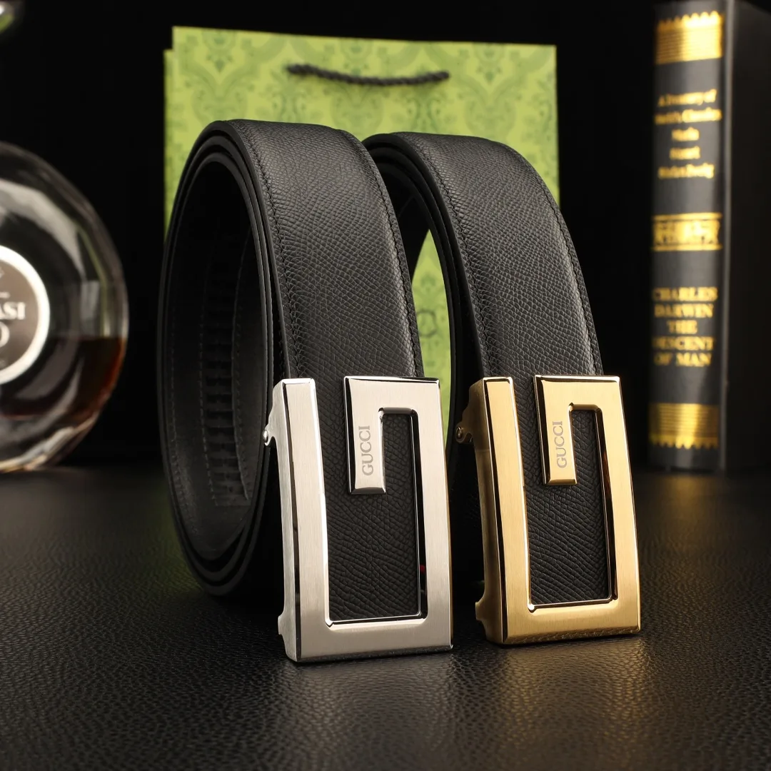 Gucci Rectangular G automatic belt in Black · view 8