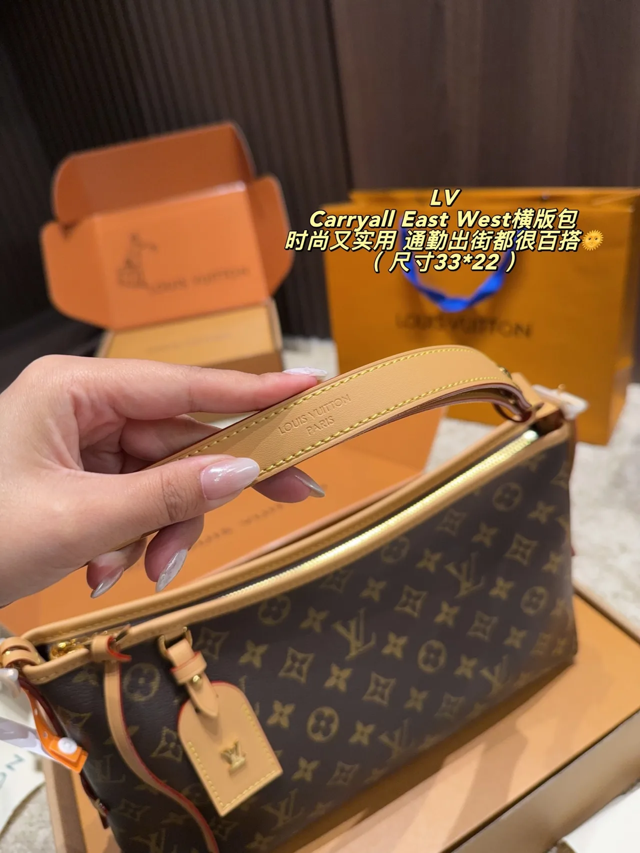 Louis Vuitton Shoulder Bag in Brown · view 7