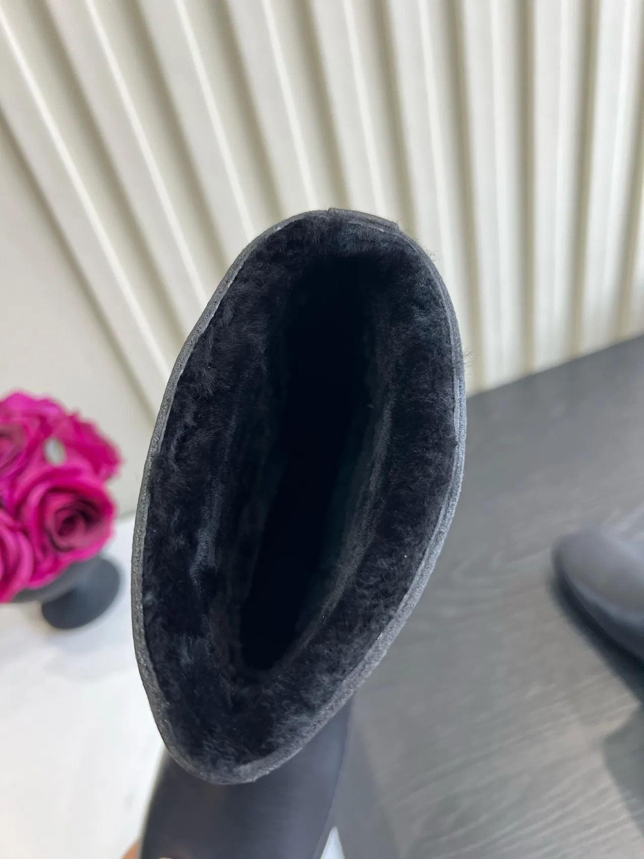The Row Cowhide Boots in Black · view 7