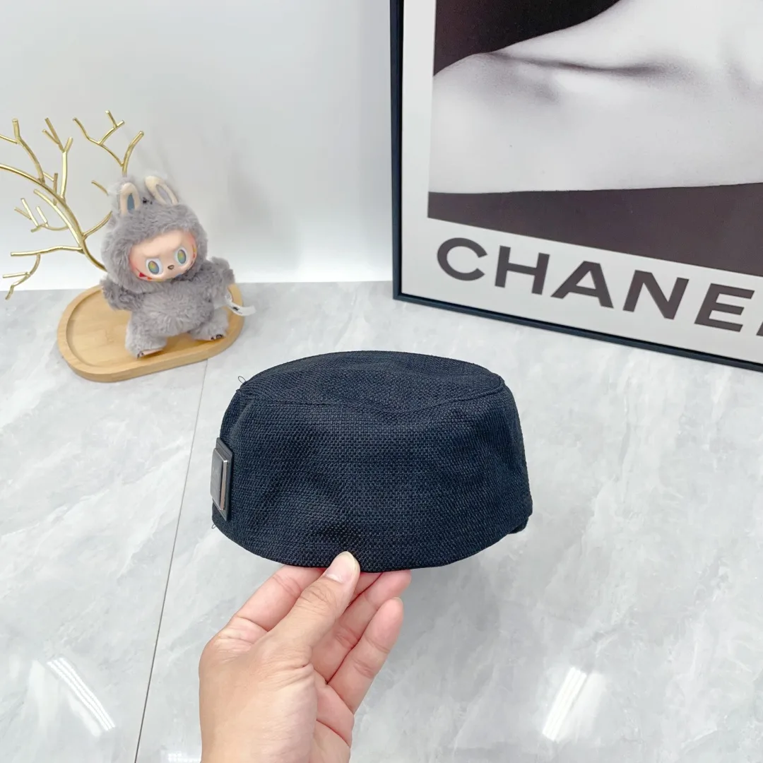 Hermes Smooth Cap in Blue · view 8