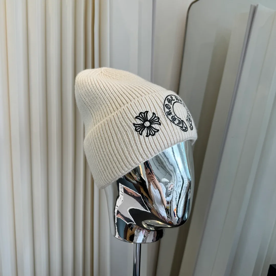 Chrome Hearts Beanie in White · view 2