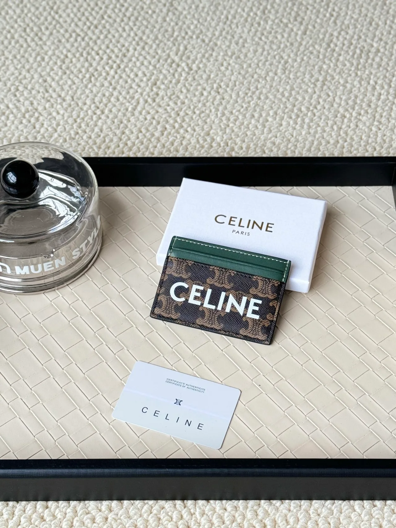 Celine Cardholder in Brown · view 1