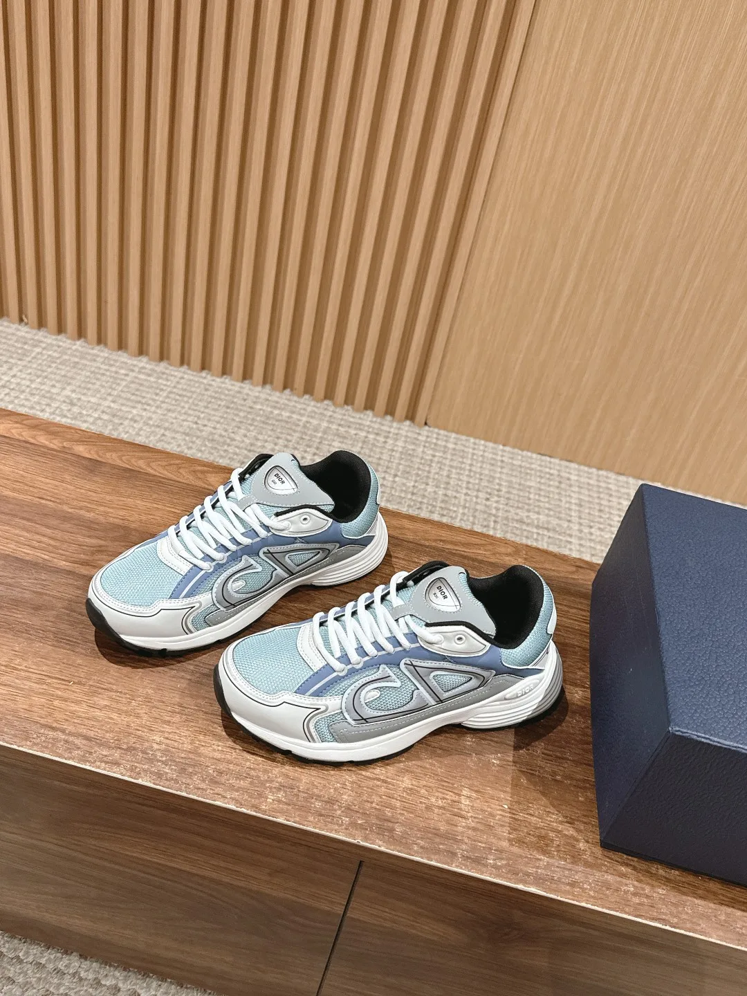 Dior CD Sneakers in Blue · view 2