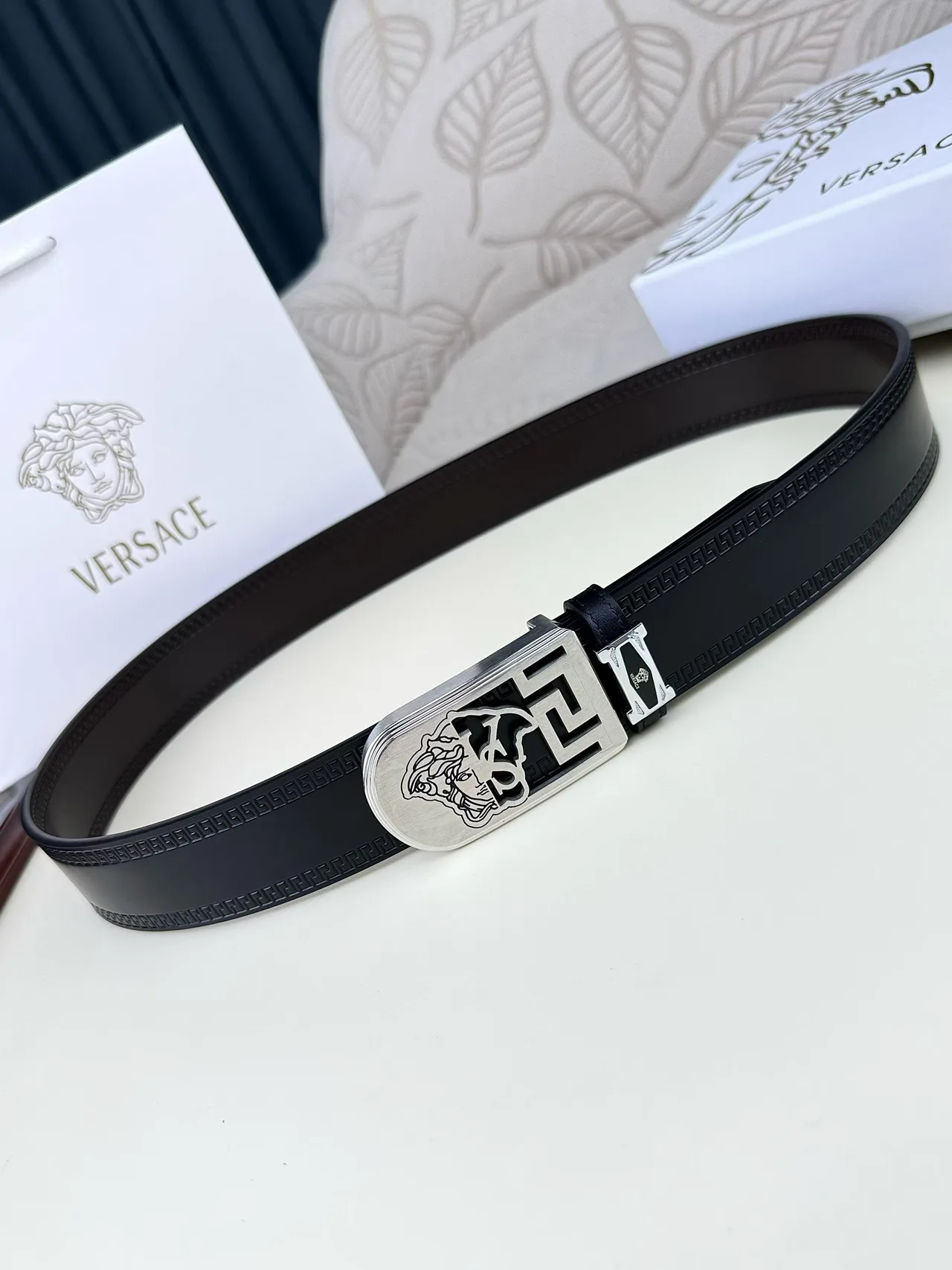 Versace Belt in Black · view 5