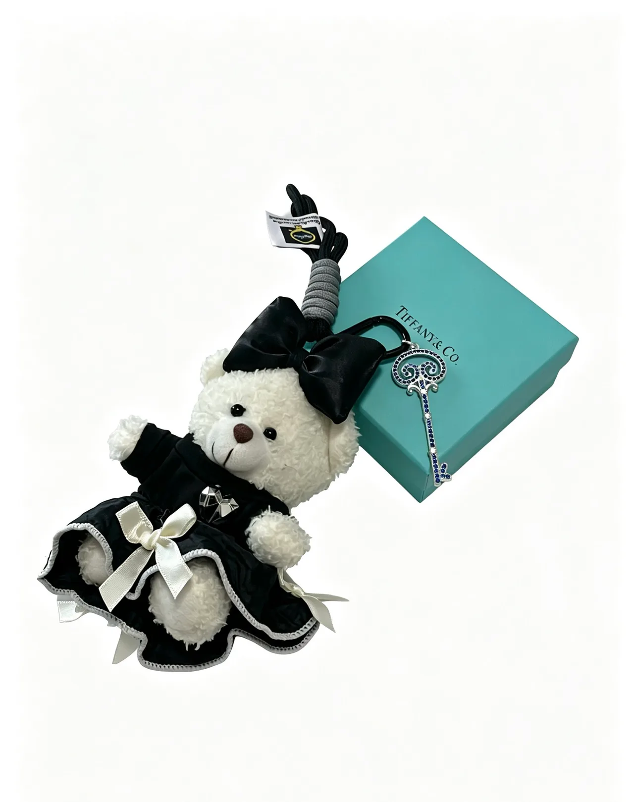 Tiffany & Co. Cat Keychain in White · view 7