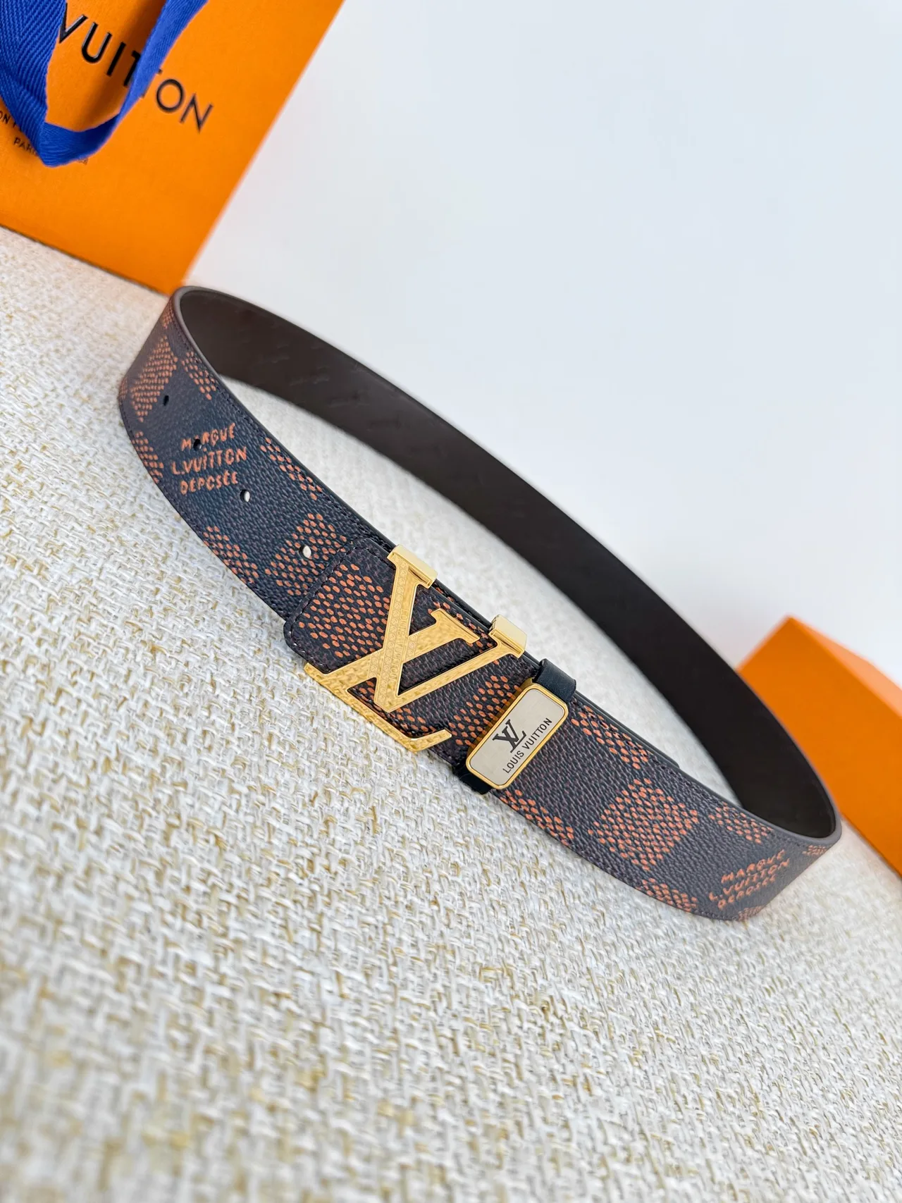 Louis Vuitton Reversible Belt in Brown · view 1
