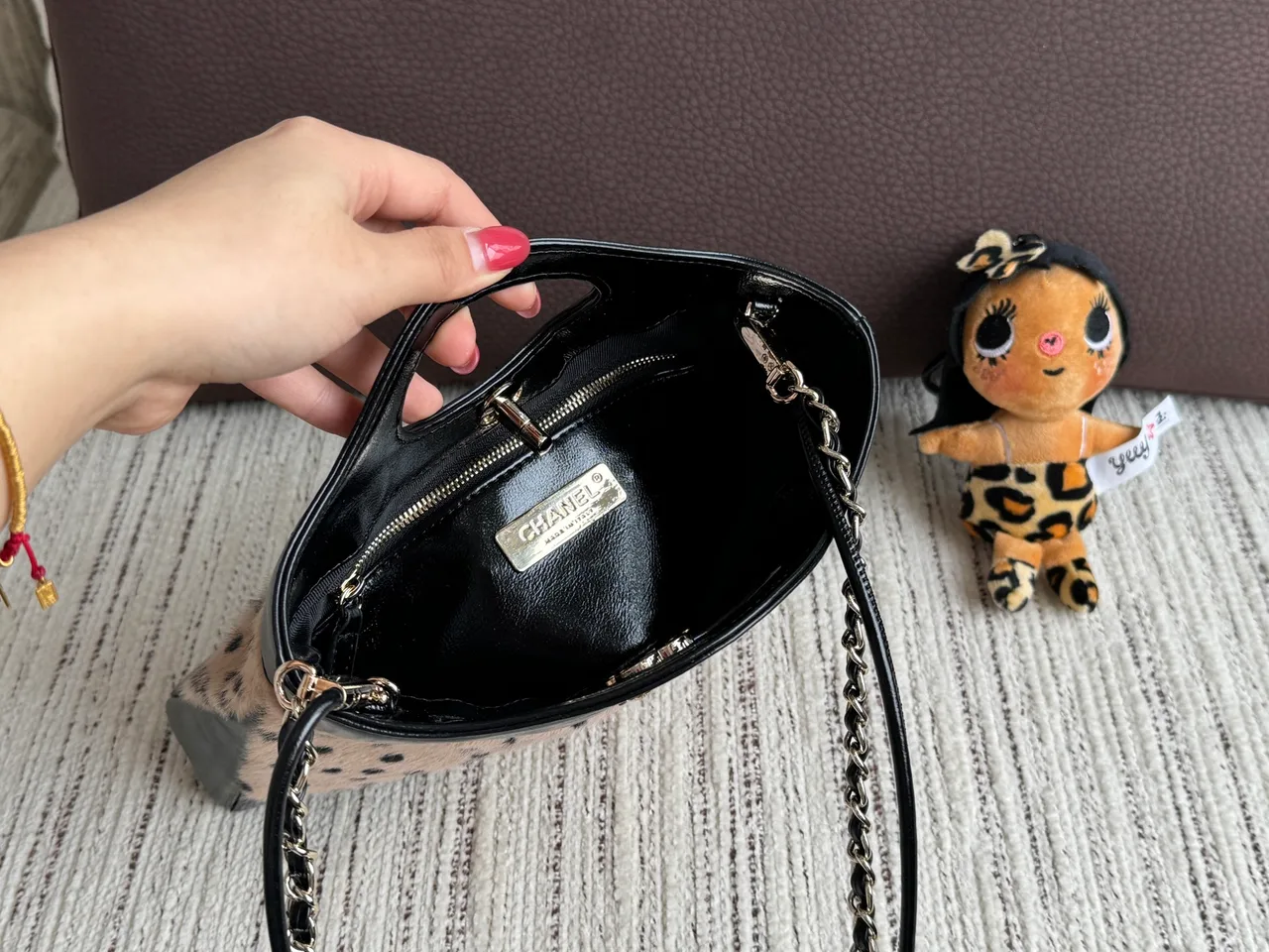 Chanel Top-Handle Bag in Black · view 8