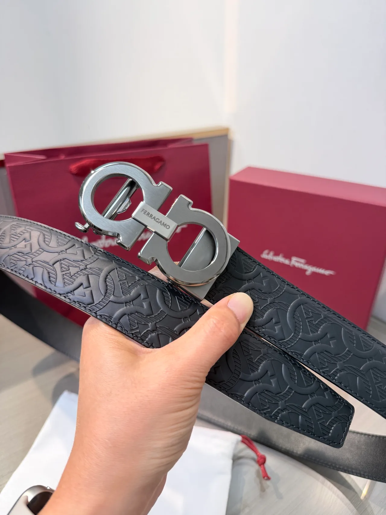 Ferragamo Belt in Black · view 5