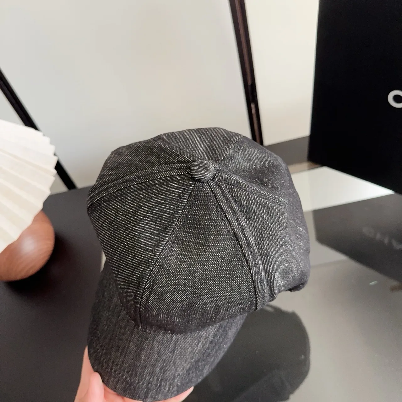 Prada Baseball Cap in Grey · view 7