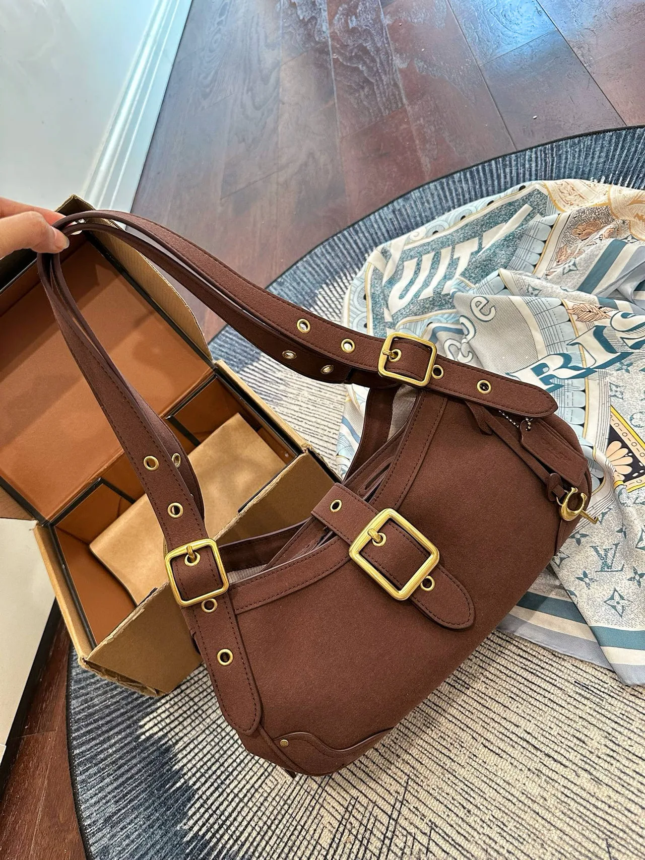 Coach Hobo Bag in Brown · view 3