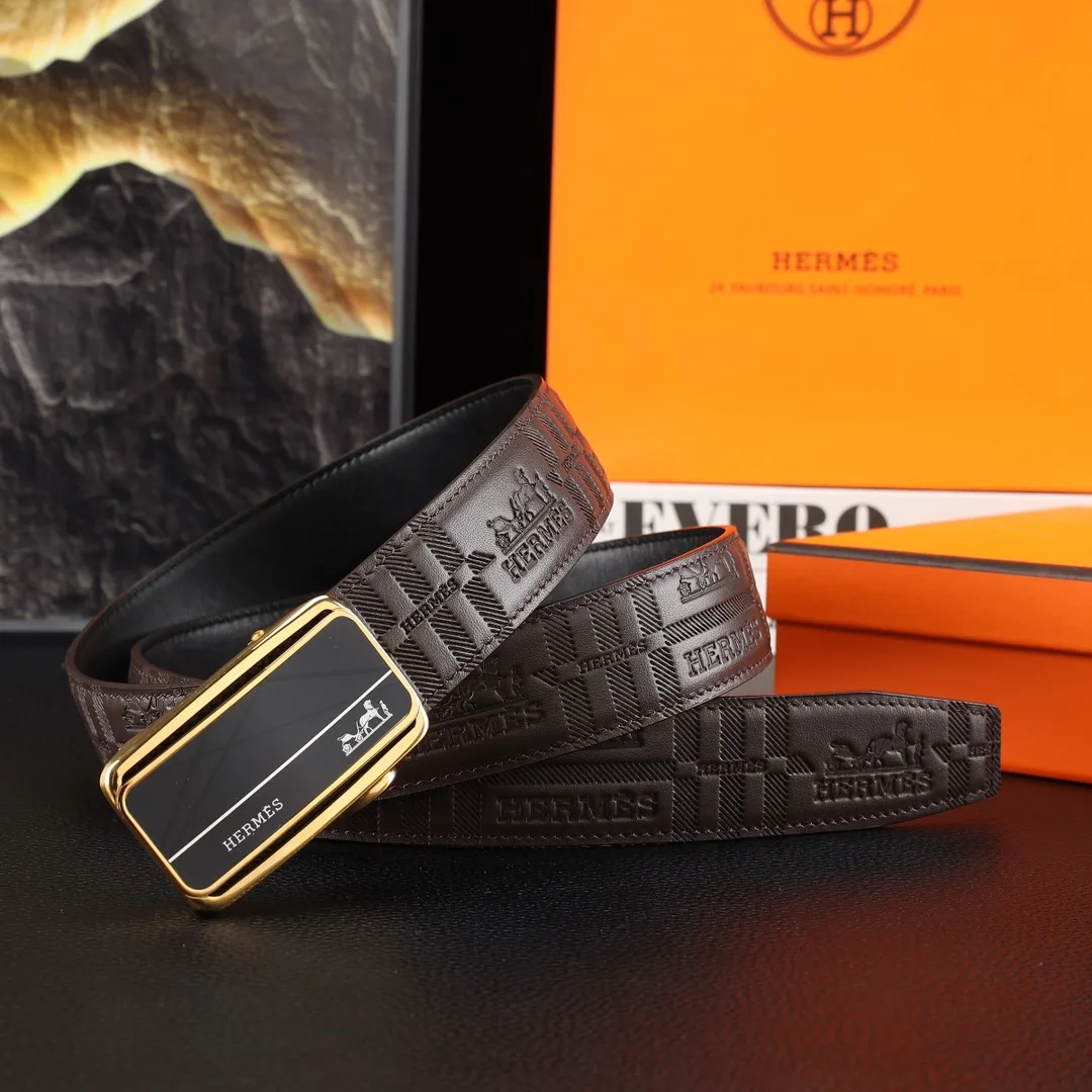 Hermes Belt in Black & Brown · view 2