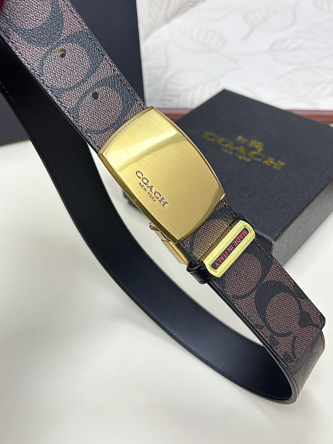 Coach Belt in Black · view 4