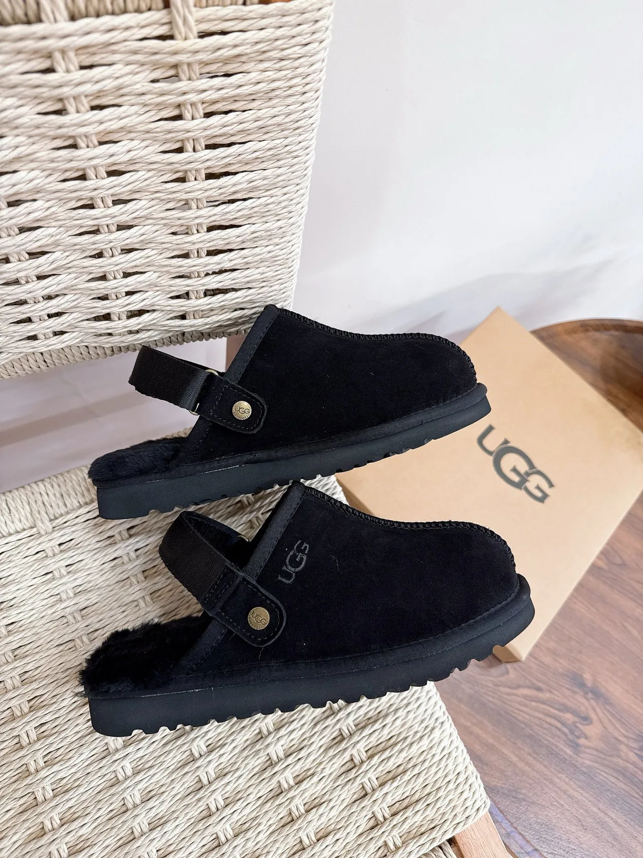 UGG Woven Clogs in Black · view 6