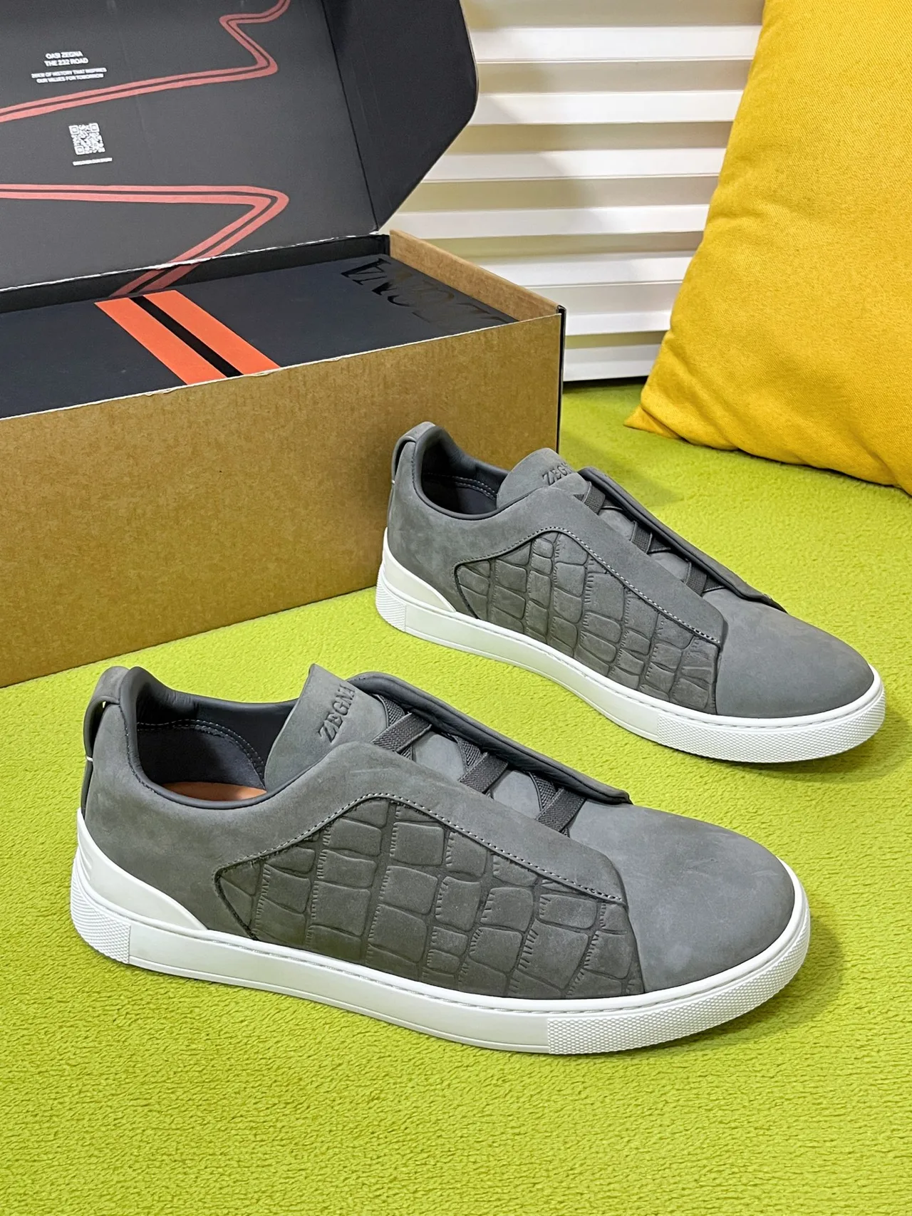 Zegna Sneakers in Grey · view 1