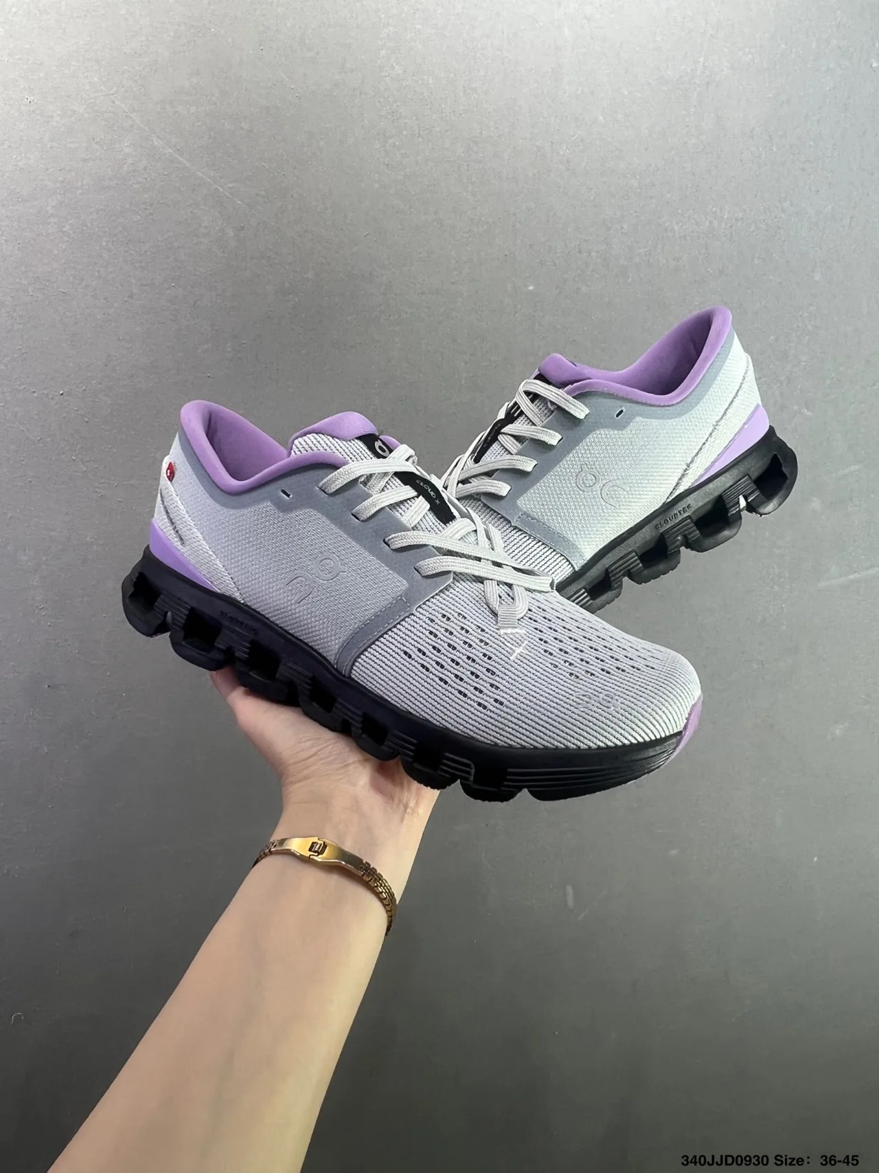 On Cloud X Sneakers in Grey · view 6