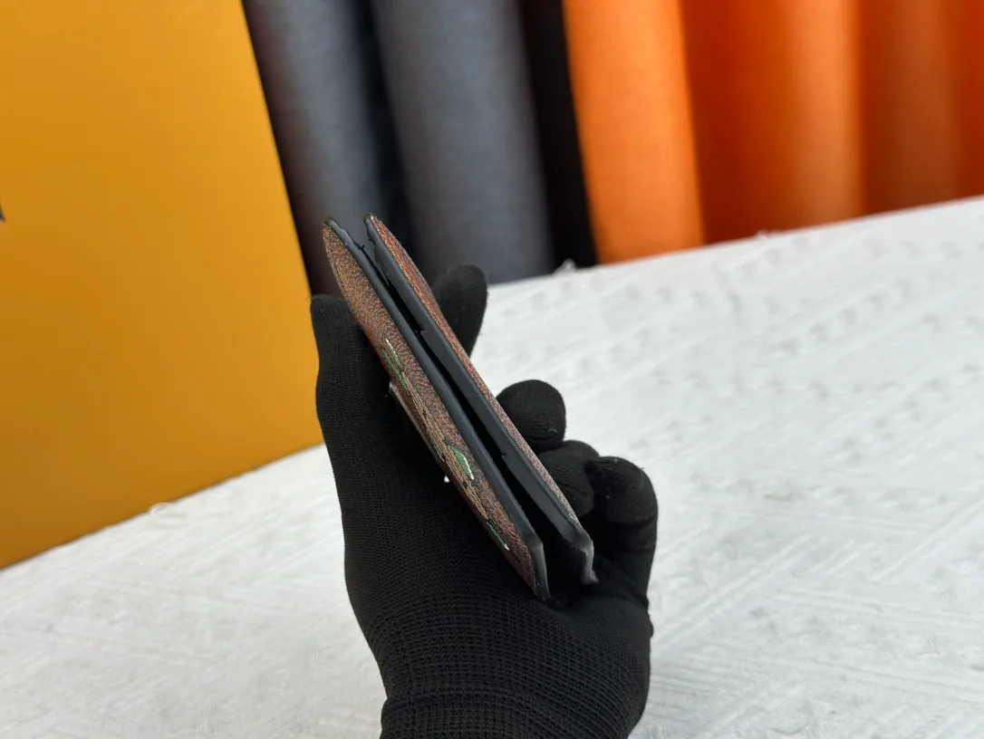 Louis Vuitton Calfskin Bifold Wallet in Brown · view 5