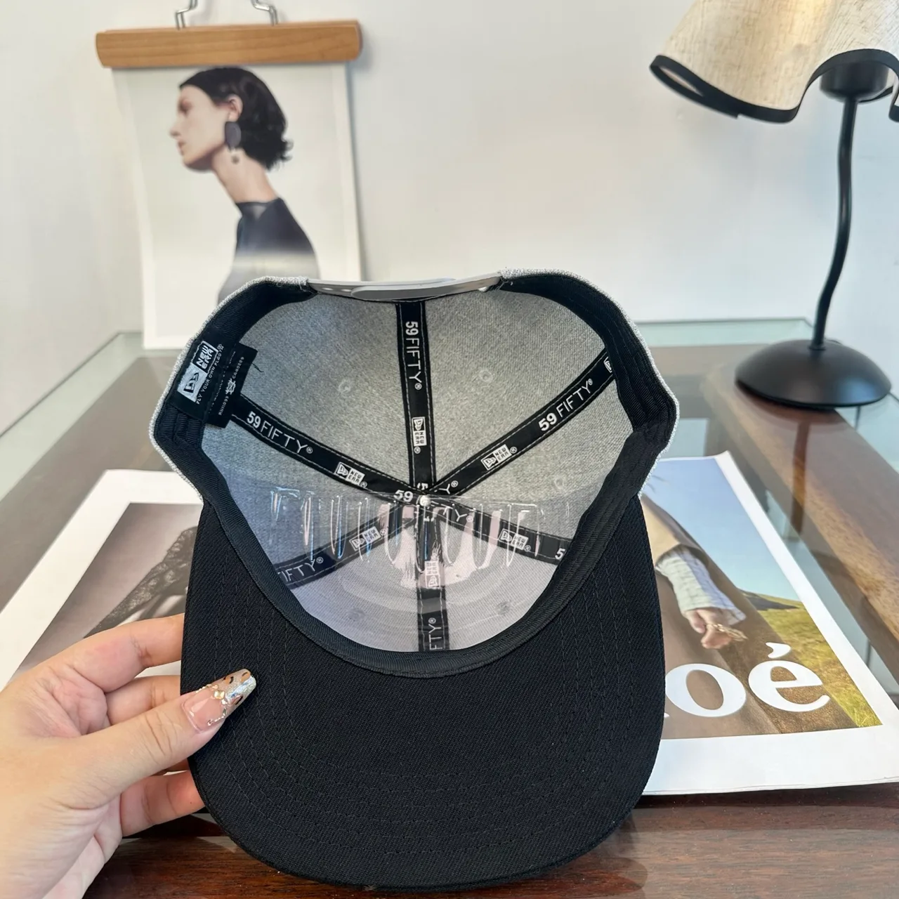 New Era Baseball Cap in Grey · view 8