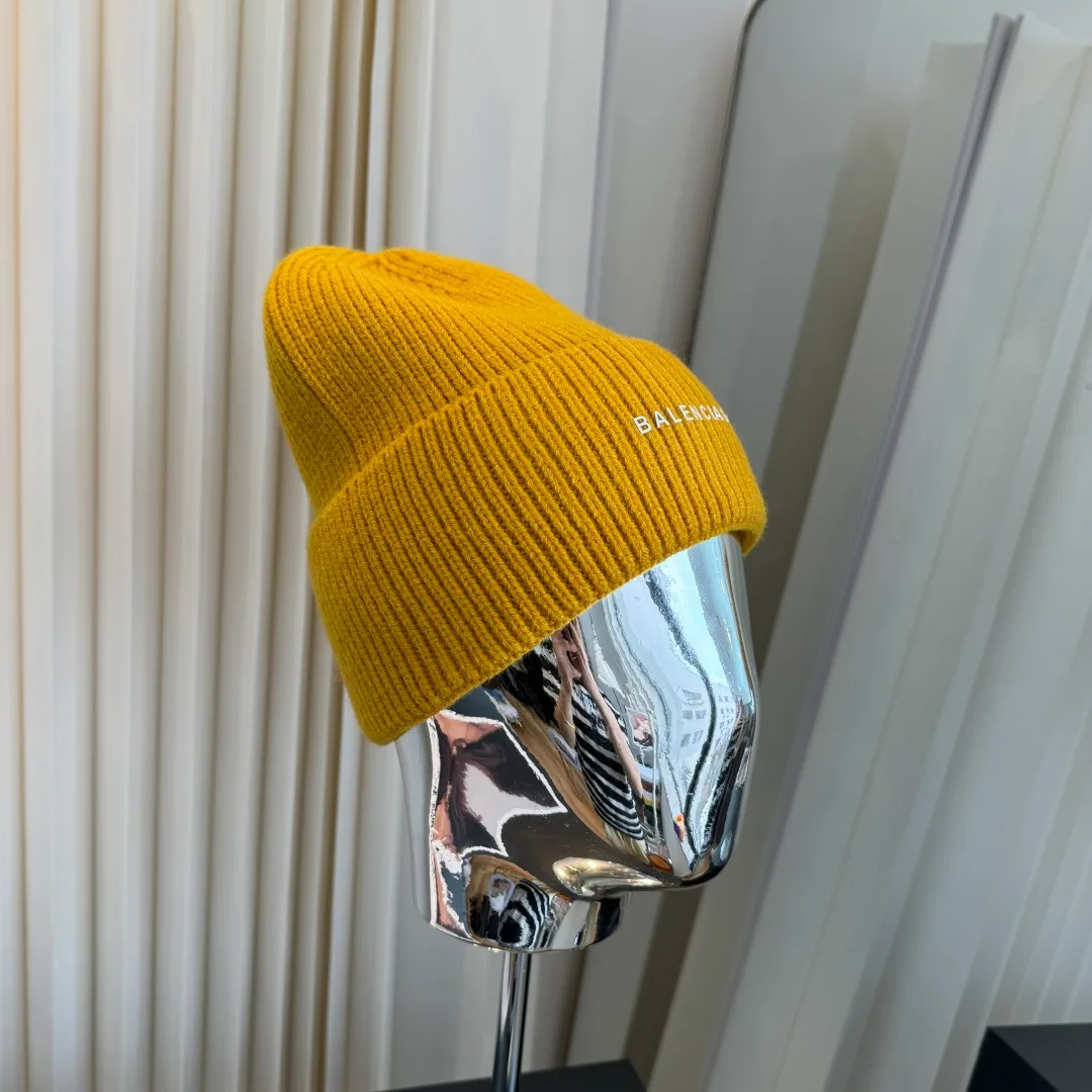 Balenciaga Beanie in Yellow · view 2