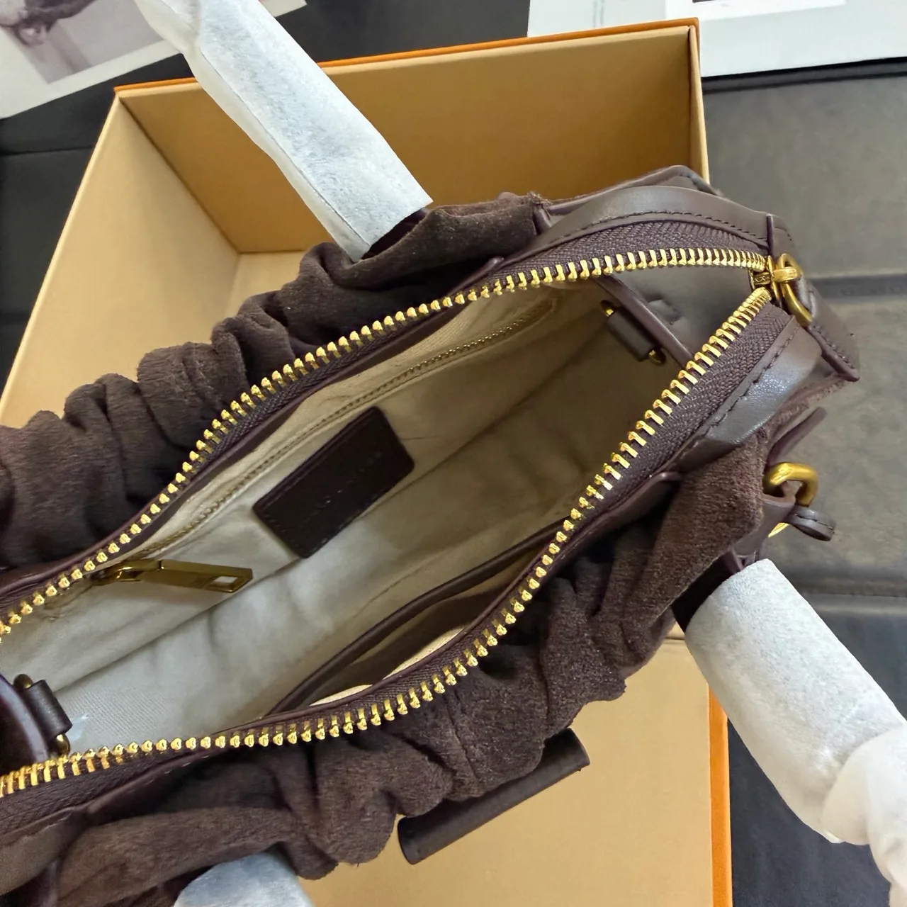 Marc Jacobs Cowhide Clutch in Brown · view 8
