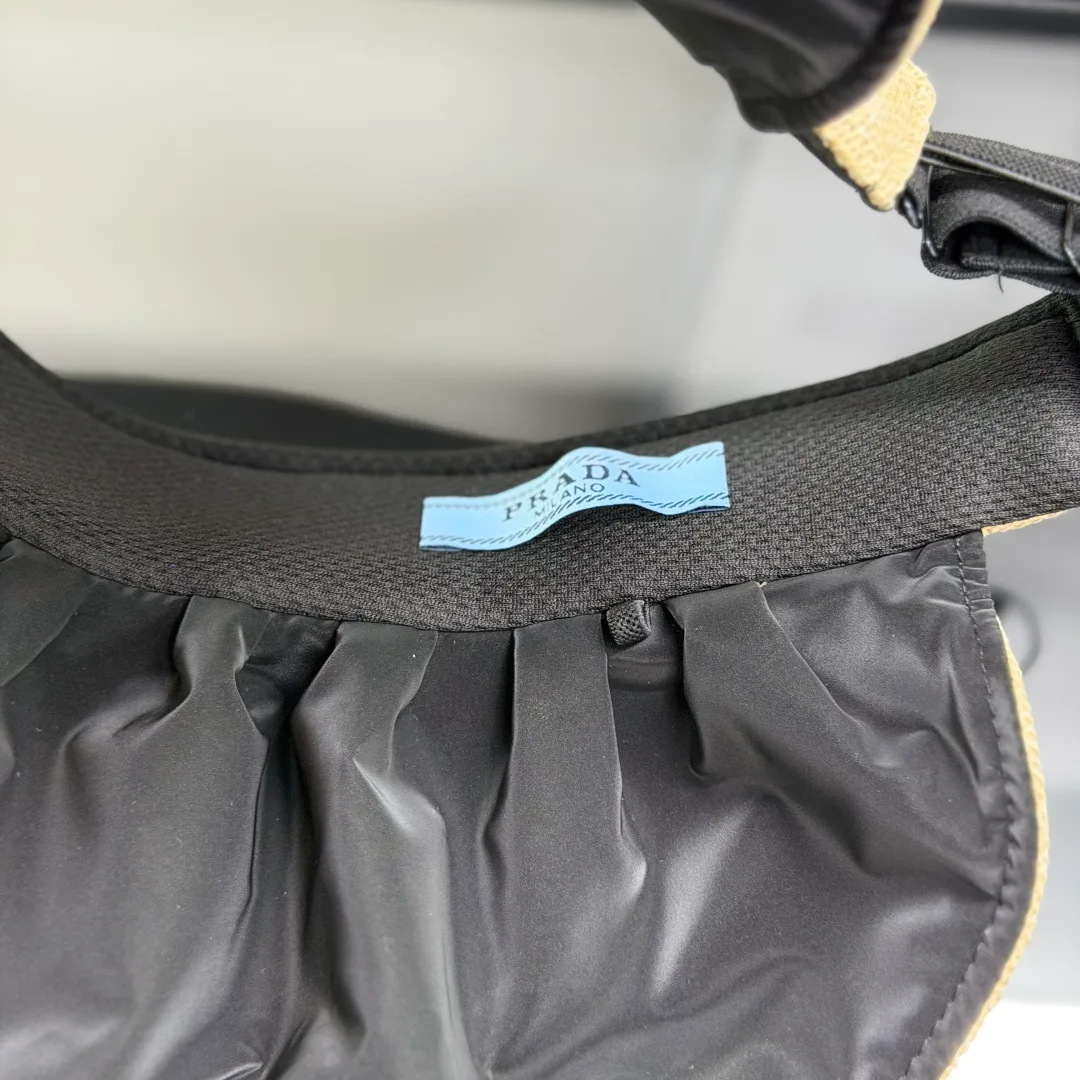 Prada Foldable Sun Visor in Beige · view 7