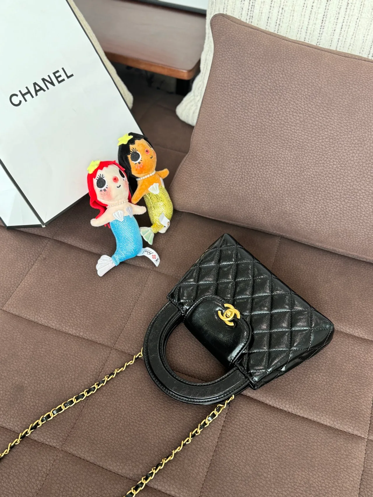 Chanel Top-Handle Bag in Black · view 4