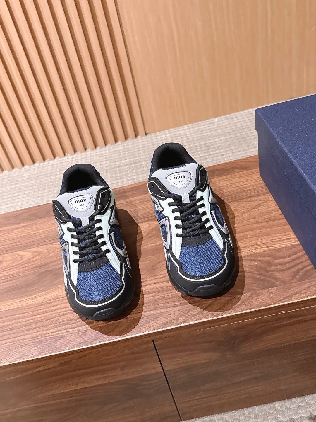 Dior CD Sneakers in Blue · view 1