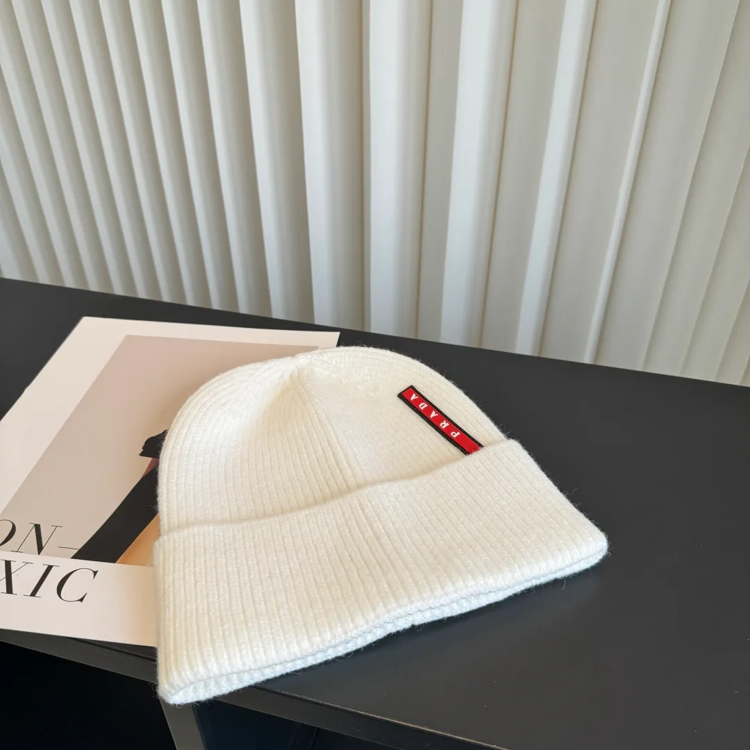 Prada Beanie in White · view 2