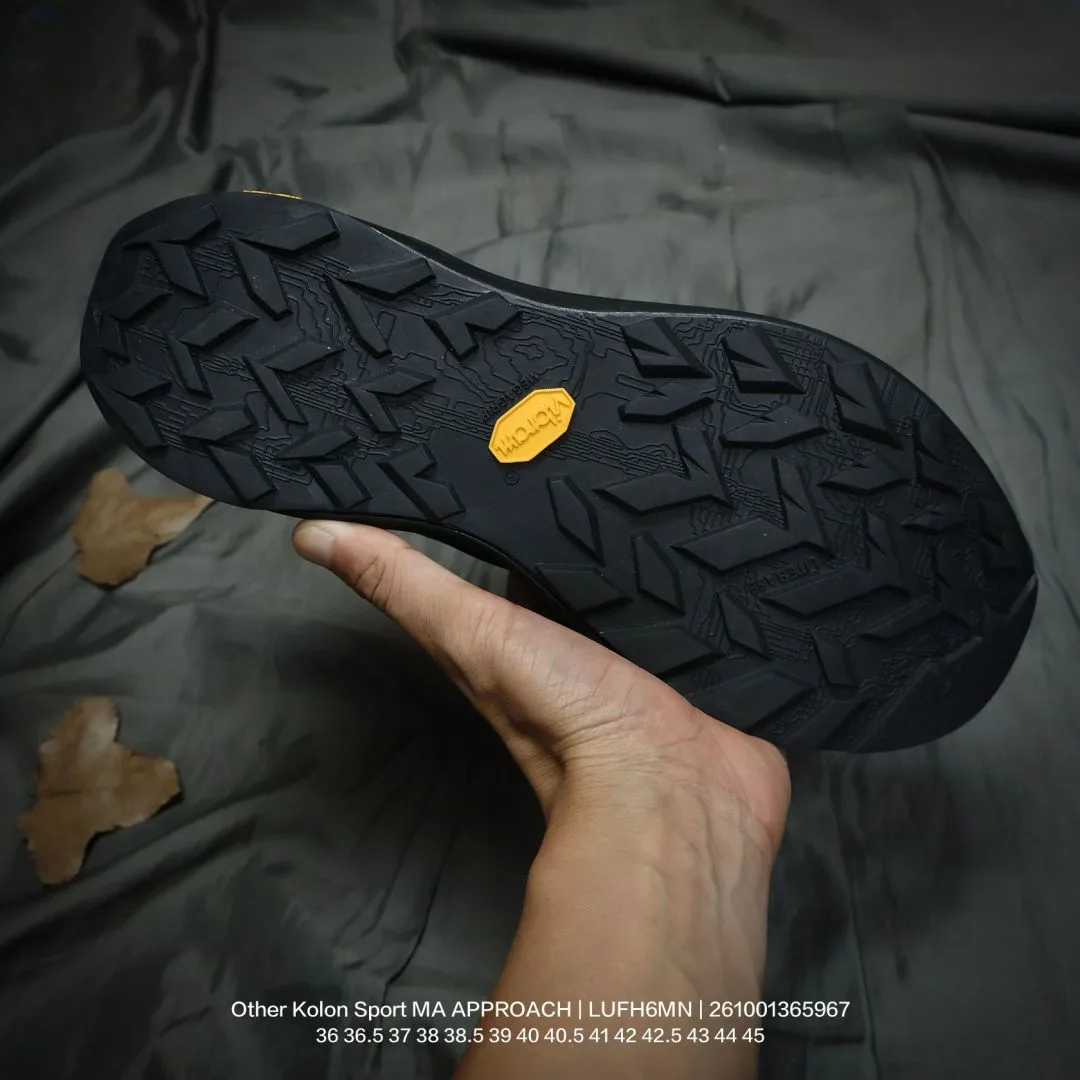 Lace-Up Tree-Badge Approach Sneakers in Black · view 6