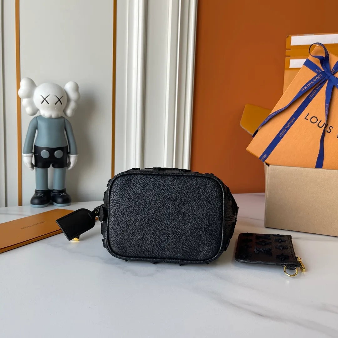 Louis Vuitton Cowhide All In BB Bucket Bag in Black · view 5