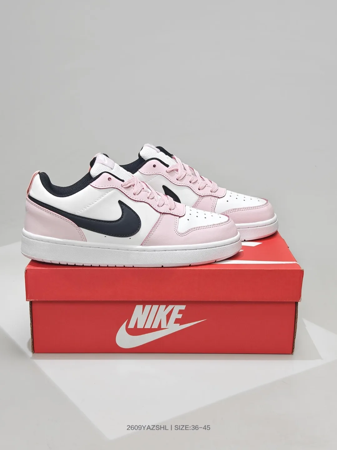 Nike Dunk Low Sneakers in Black & White & Blue · view 8