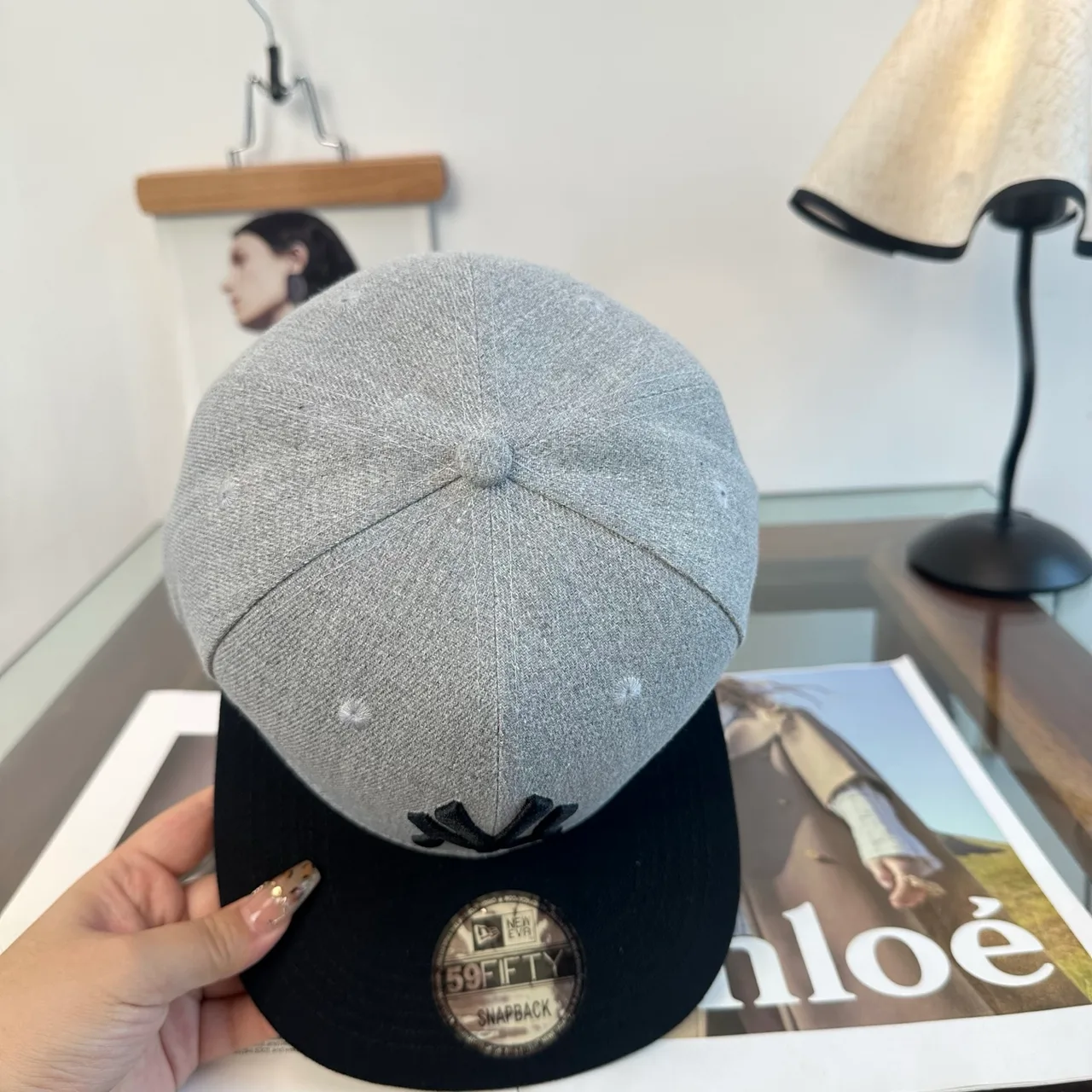 New Era Baseball Cap in Grey · view 7