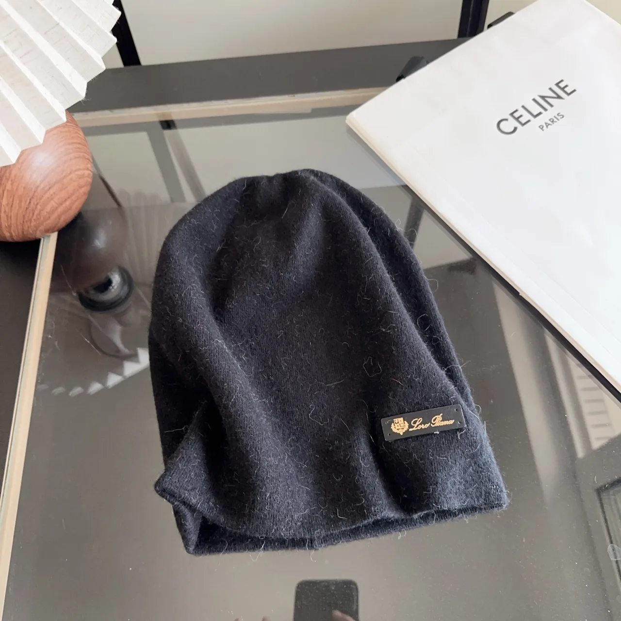 Celine Beanie in Black · view 3