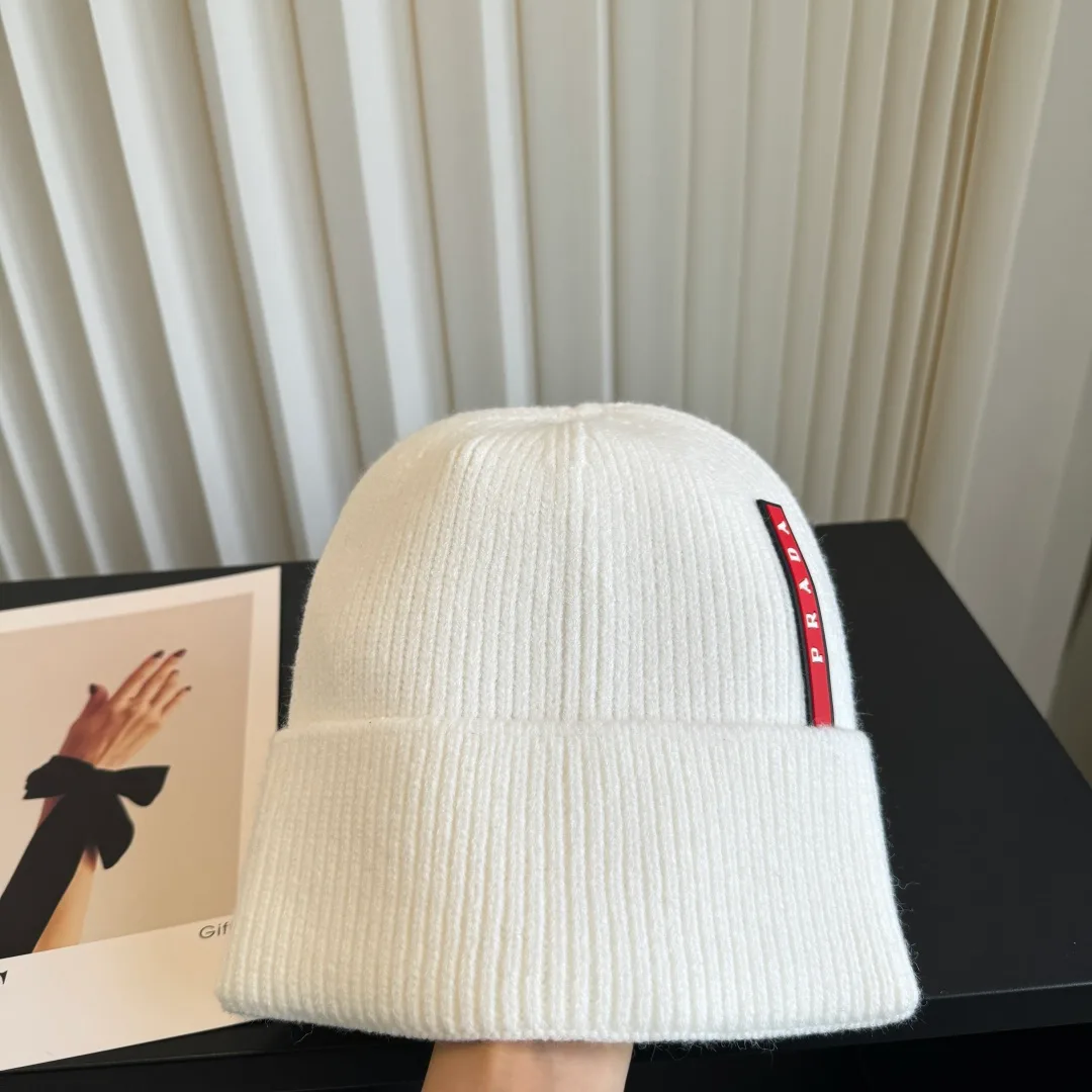 Prada Beanie in White · view 3