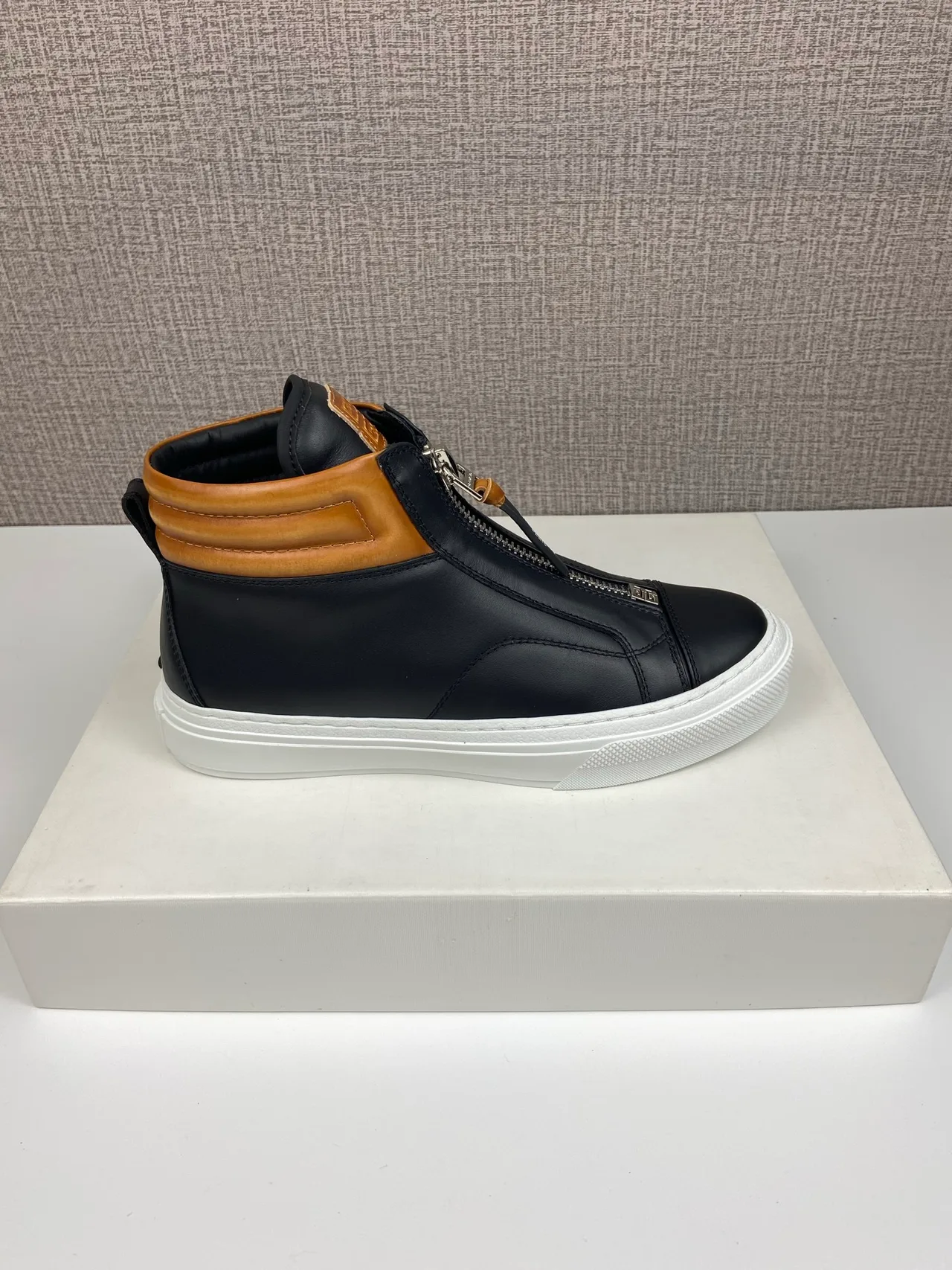 Givenchy Cowhide G Set High-Top Sneakers in Black · view 7