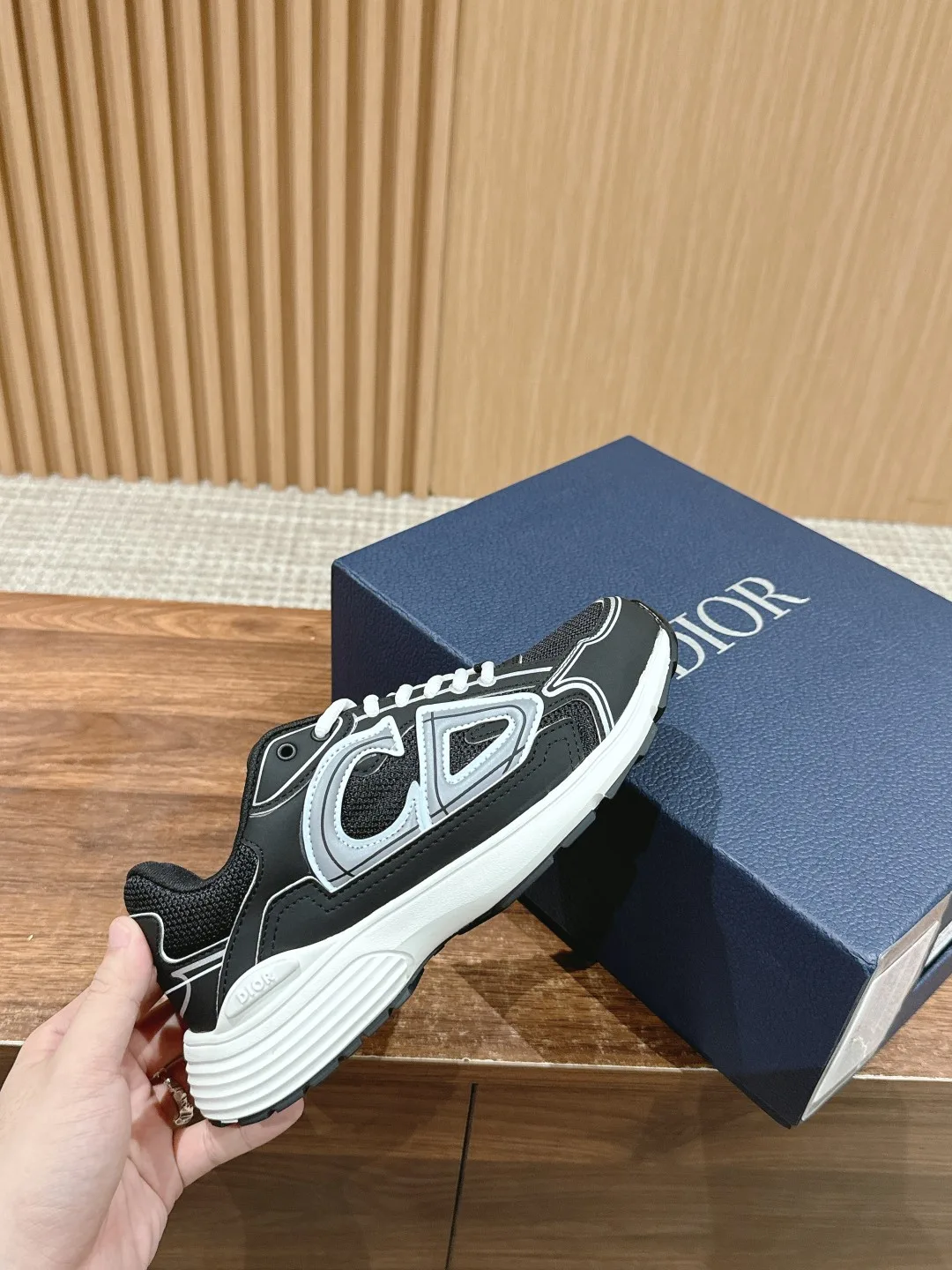 Dior CD Sneakers in Black · view 5