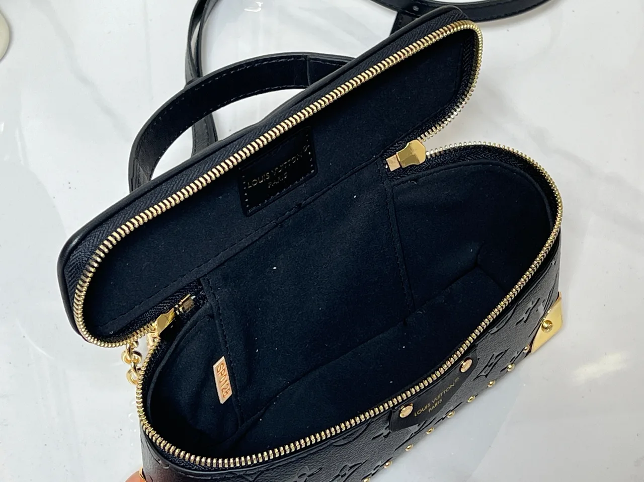 Louis Vuitton Canvas Crossbody Bag in Black · view 8