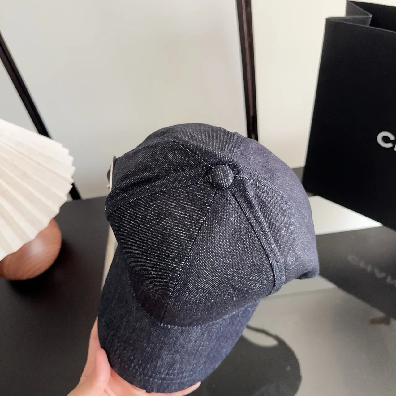 Prada Baseball Cap in Blue · view 6