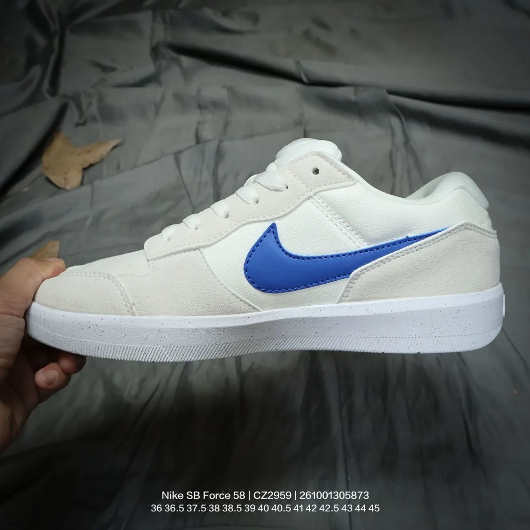 Nike SB Force 58 Sneakers in Cream · view 3