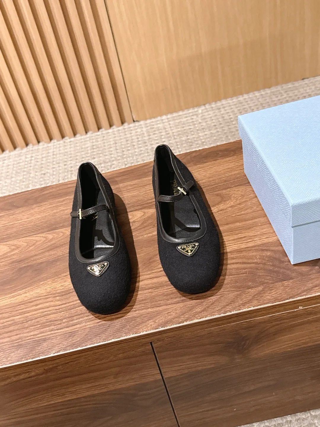 Prada Flats in Black · view 1