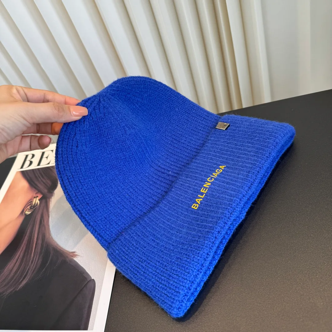Balenciaga Beanie in Blue · view 6
