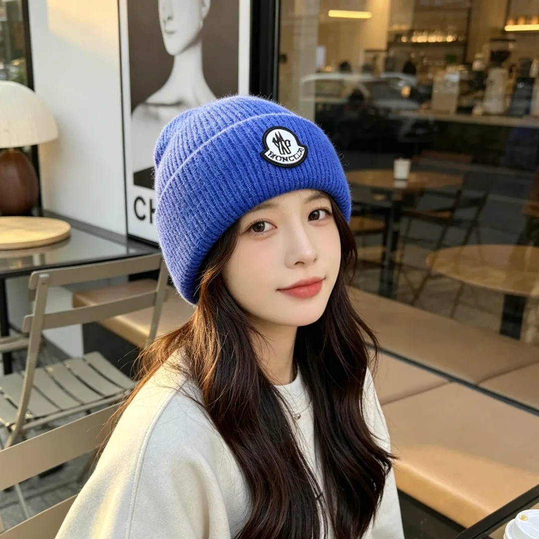 Moncler Beanie in Blue · view 2