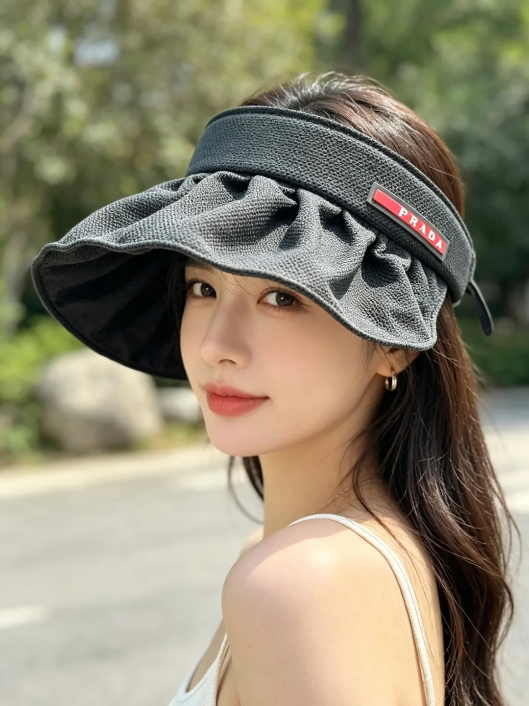 Prada Visor in Black · view 2