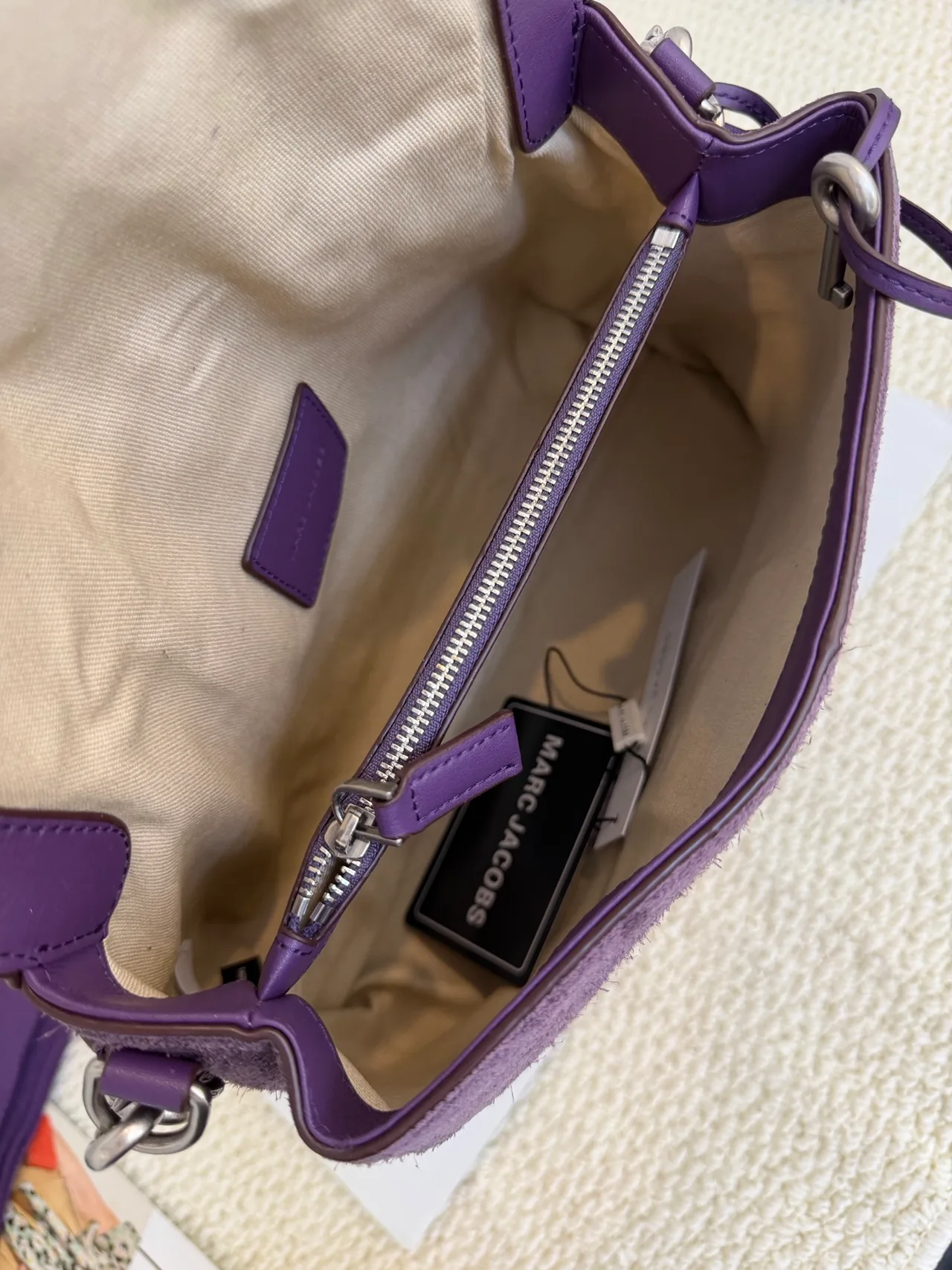 Marc Jacobs Cowhide Clutch in Purple · view 8