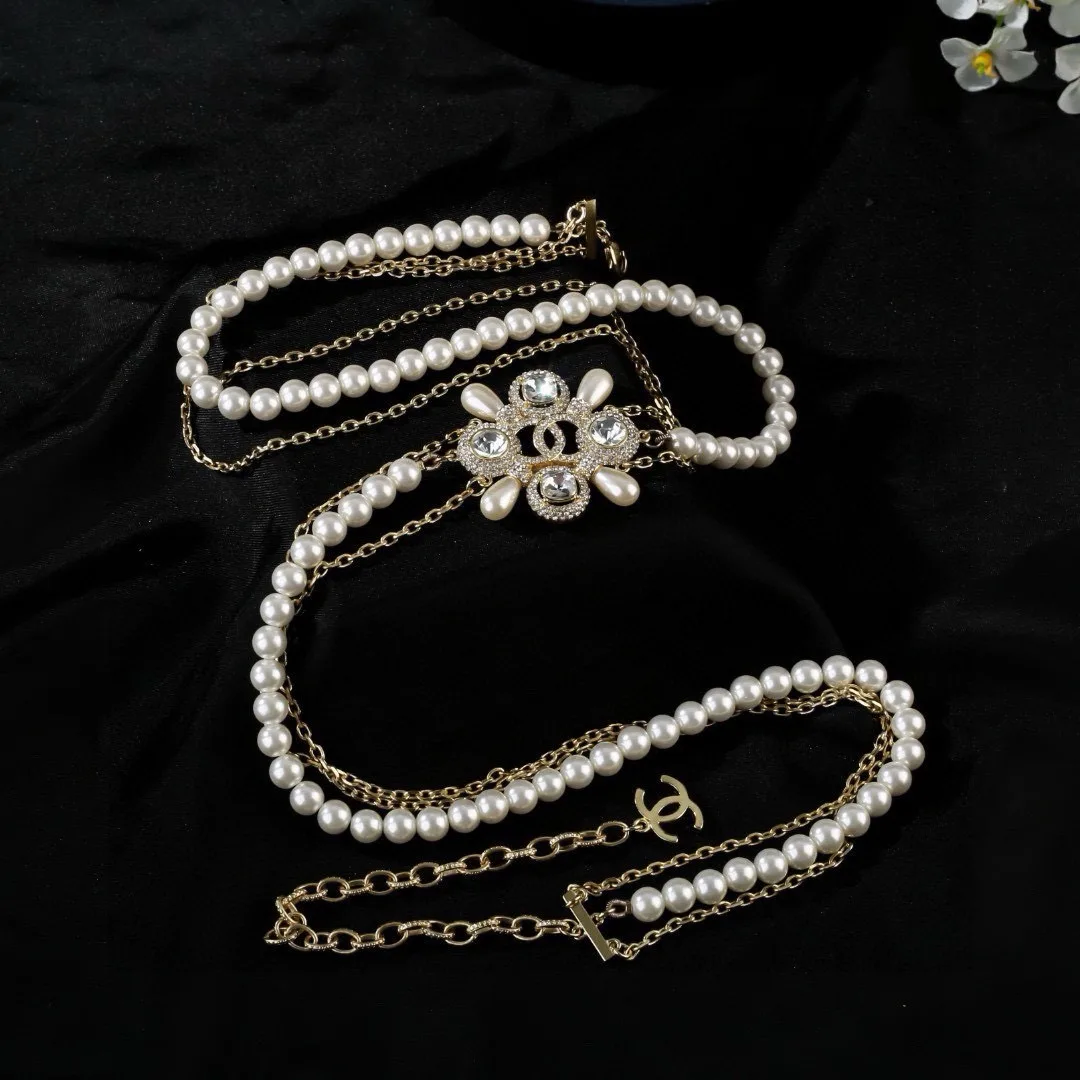 Chanel Chain Belt in White · view 5