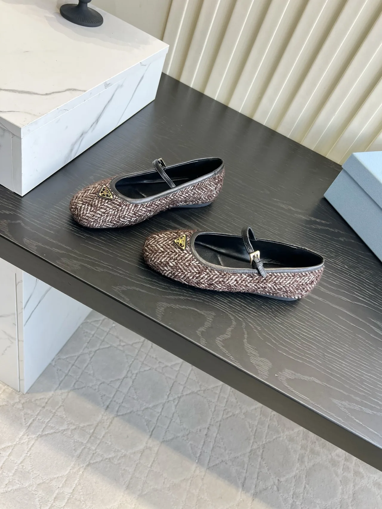 Prada Flats in Brown · view 2