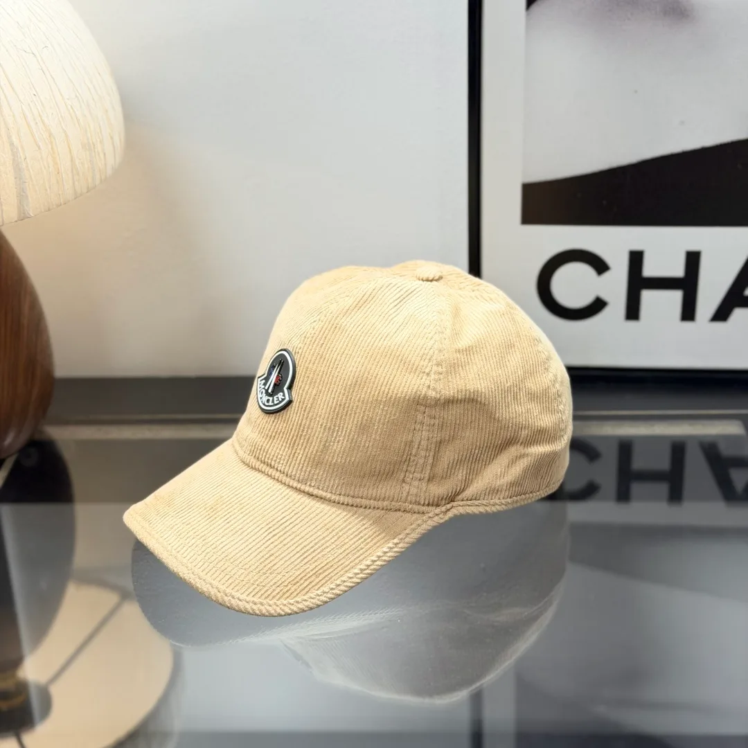 Moncler Baseball Cap in Beige · view 1