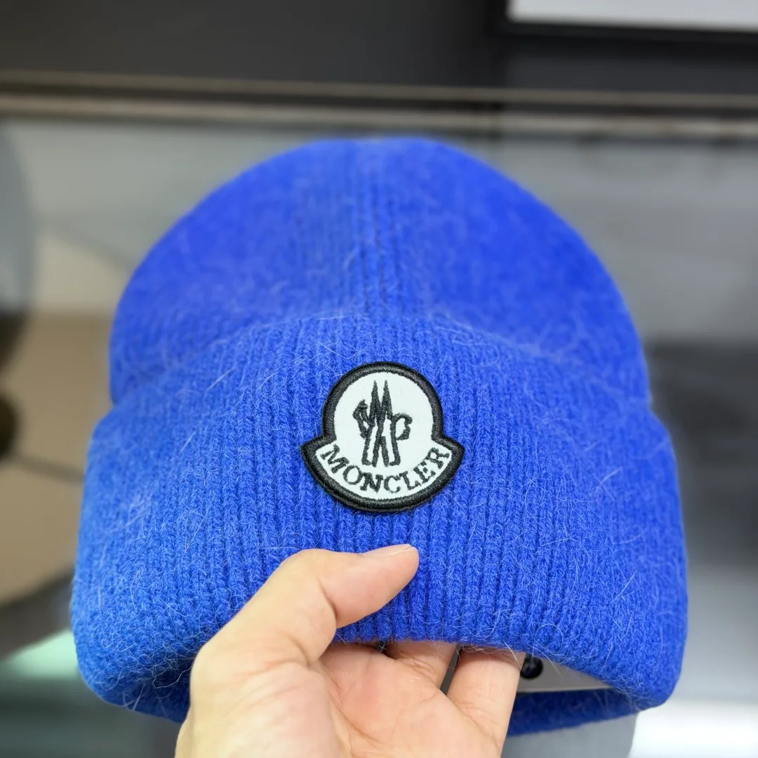 Moncler Beanie in Blue · view 5