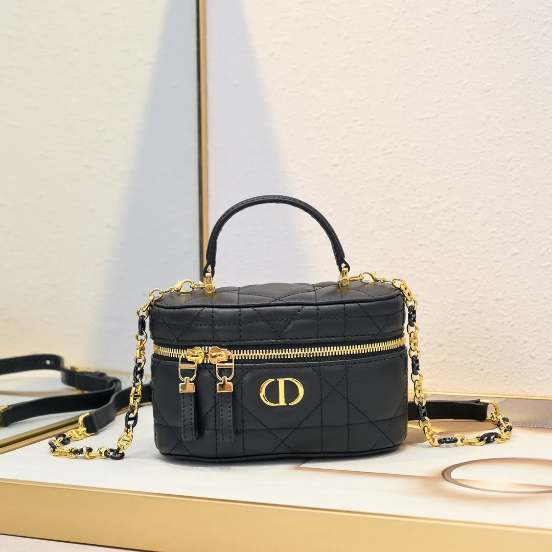 Dior Quilted Clutch in Black · view 1