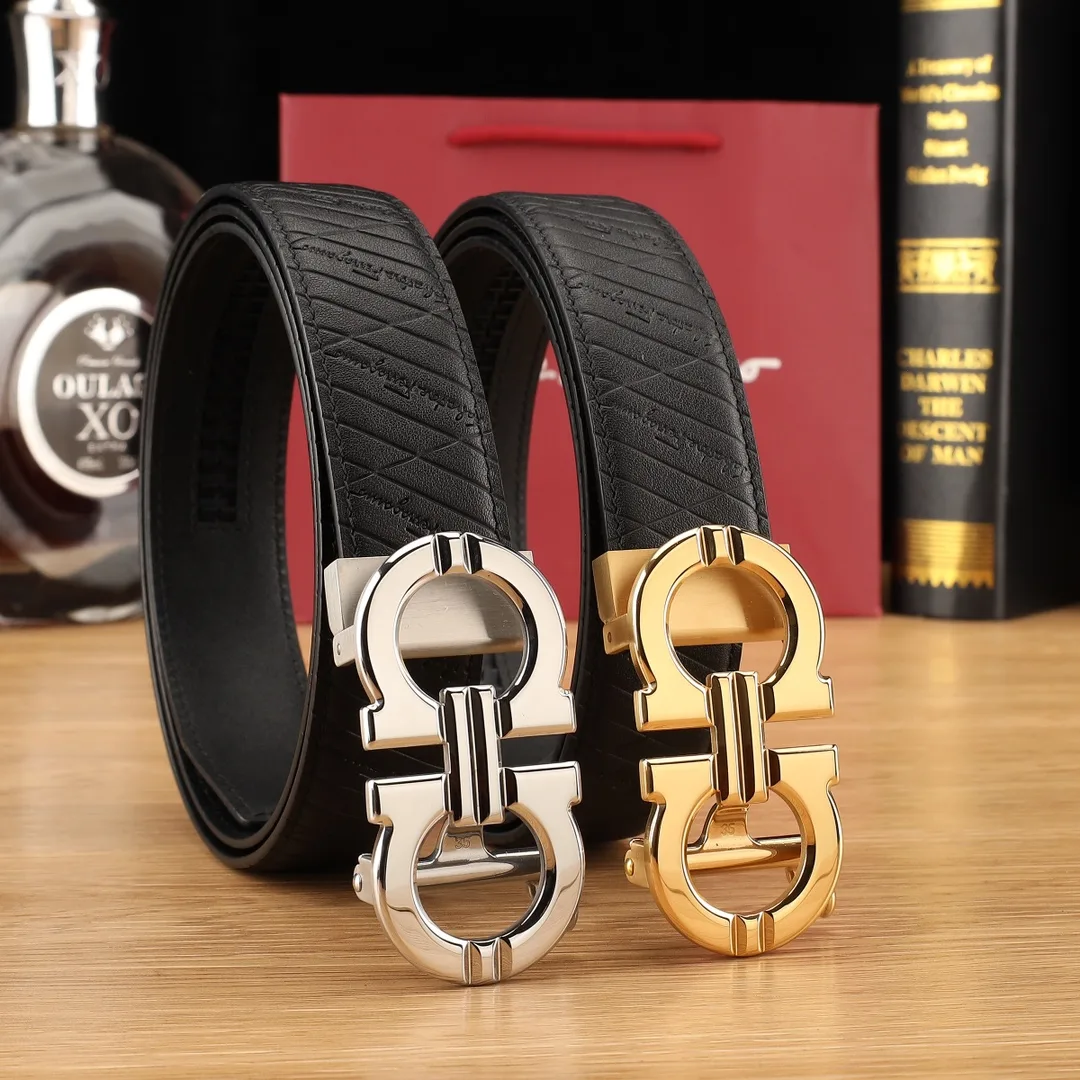 Ferragamo Automatic Belt in Black · view 8